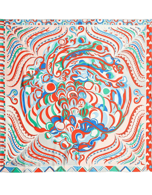 14 Momme Silk Crepe Satin Square Silk Scarf 90x90 cm